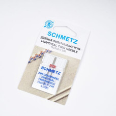 Иглы SCHMETZ бытовые двойные 4,0/90 (упаковка 1 шт.)