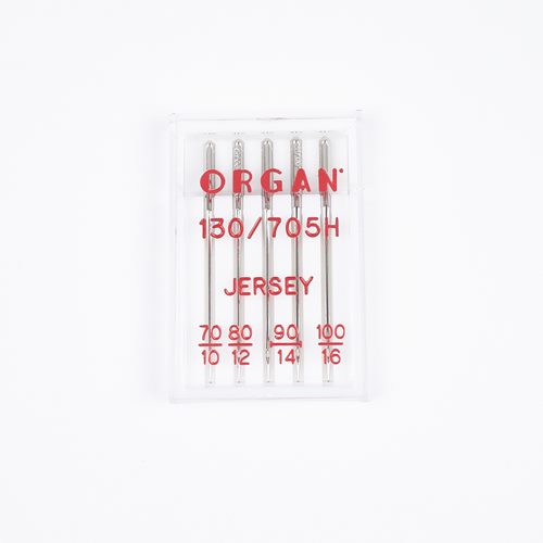 Иглы Organ  Needles бытовые Jersey 70(1) 80(1) 90(2) 100(1) (упаковка  5 шт.)