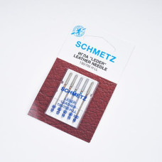 Иглы SCHMETZ бытовые для кожи 80(2) 90(2) 100(1) (упаковка 5 шт.)