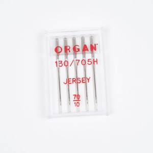 Иглы Organ  Needles бытовые Jersey 70/10 (упаковка 5 шт.)