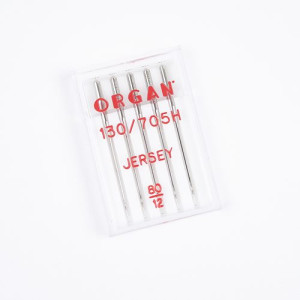 Иглы Organ  Needles бытовые Jersey 80/12 (упаковка 5 шт.)