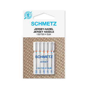 Иглы SCHMETZ бытовые Jersey 70(2) 80(2) 90(1) (упаковка 5 шт.)